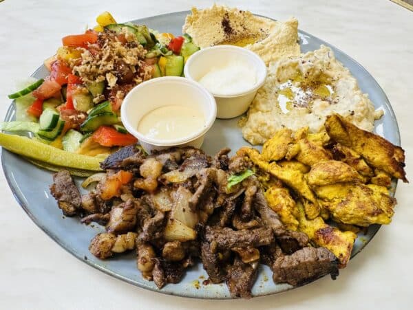 Assiette mixte Chawarma Poulet et Boeuf
